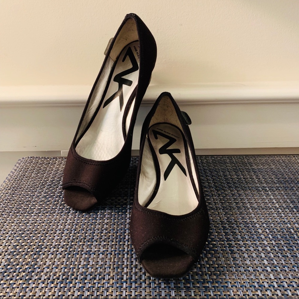 Anne Klein Sport Neruda Peep-toe Wedge Slip-On